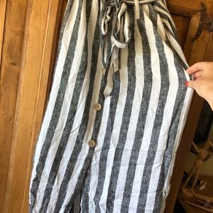 Calf length pinned summer skirt (S)